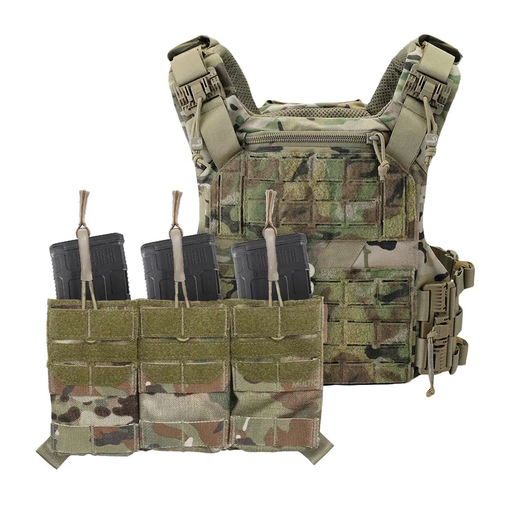 K19 Plate Carrier + FREE AG3 MOLLE 3 Mag Pouch